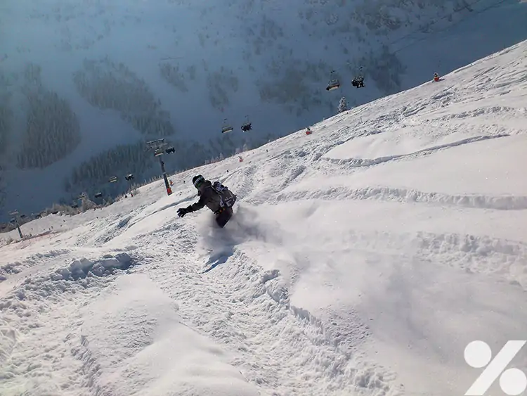 Snowboard fahren in Mayrhofen